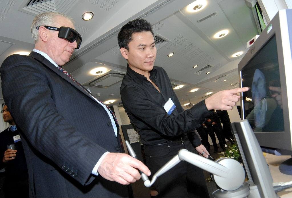 It’s like she’s really there. 